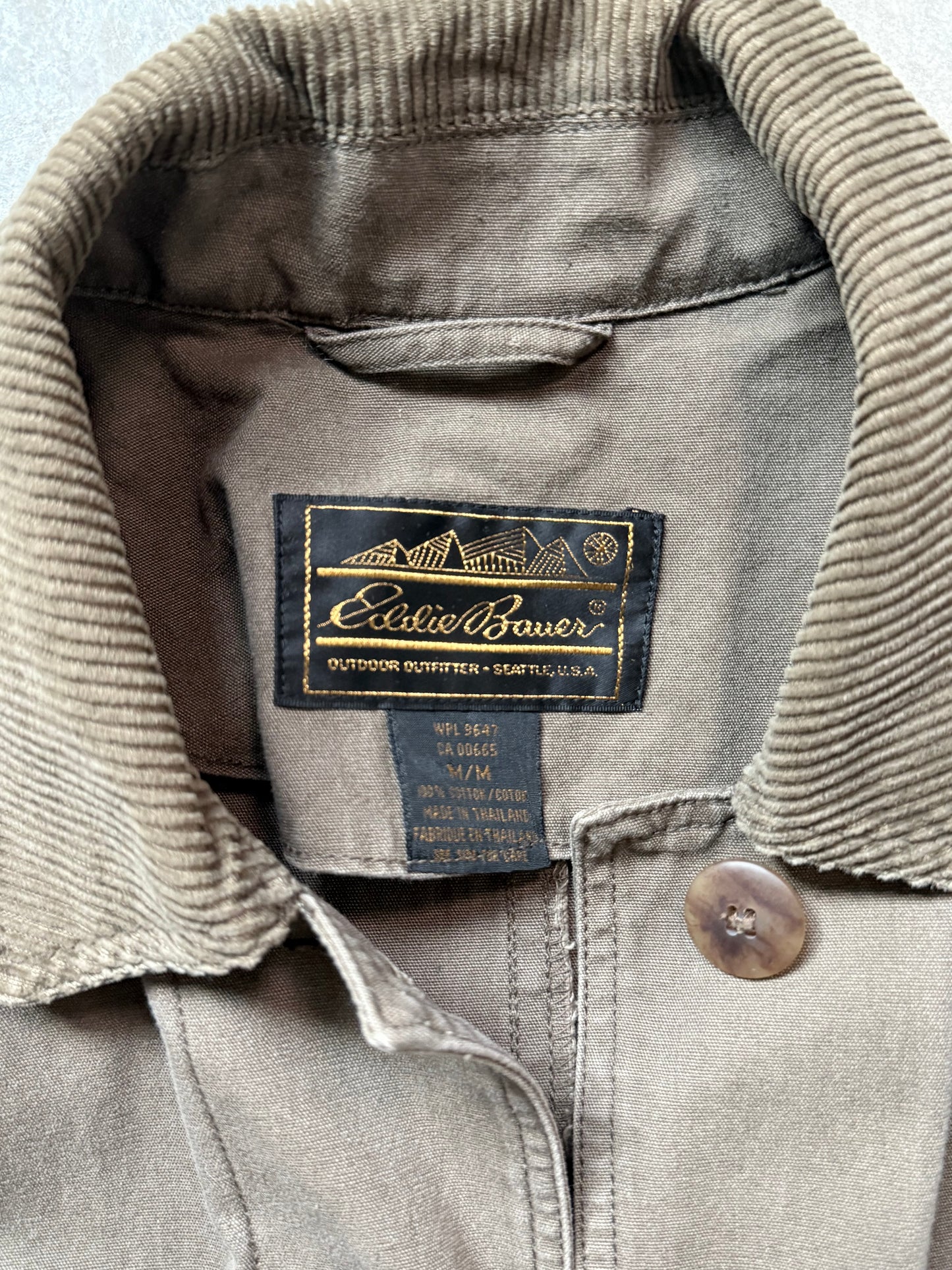 Vintage Dark Olive Barn Style Trench