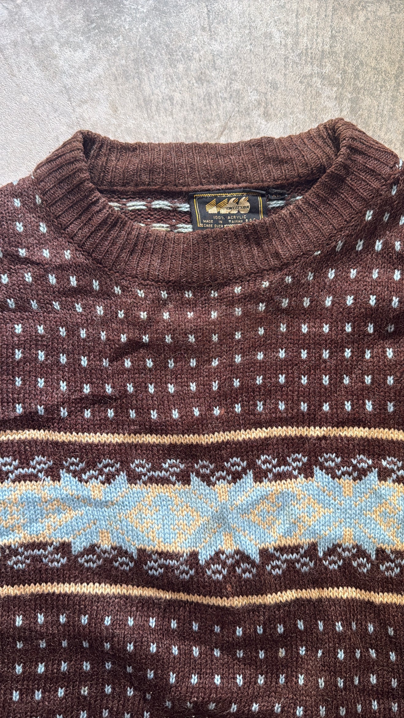 Vintage 70’s Nordic Ski Sweater