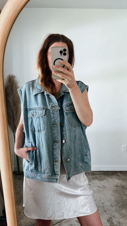 90’s Denim Express Vest