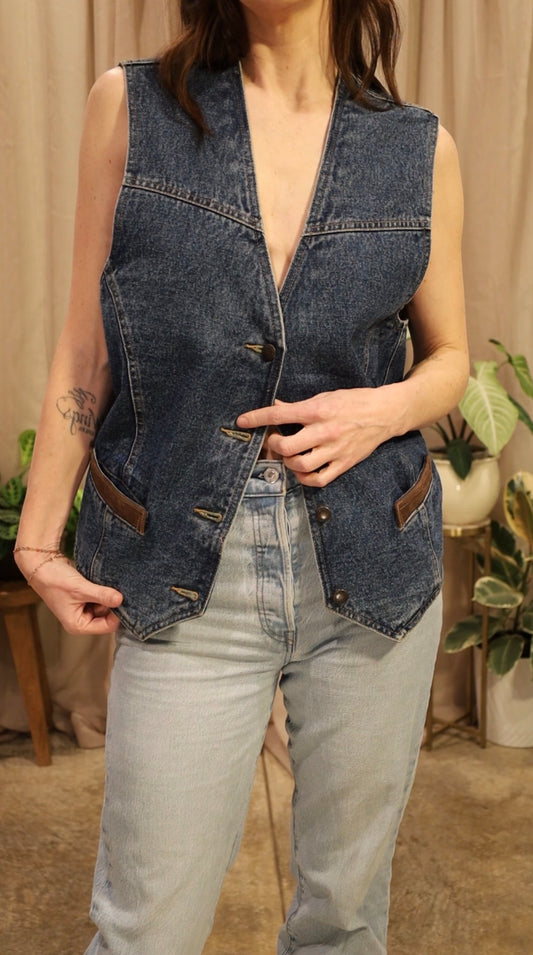 Vintage Wrangler Denim Vest