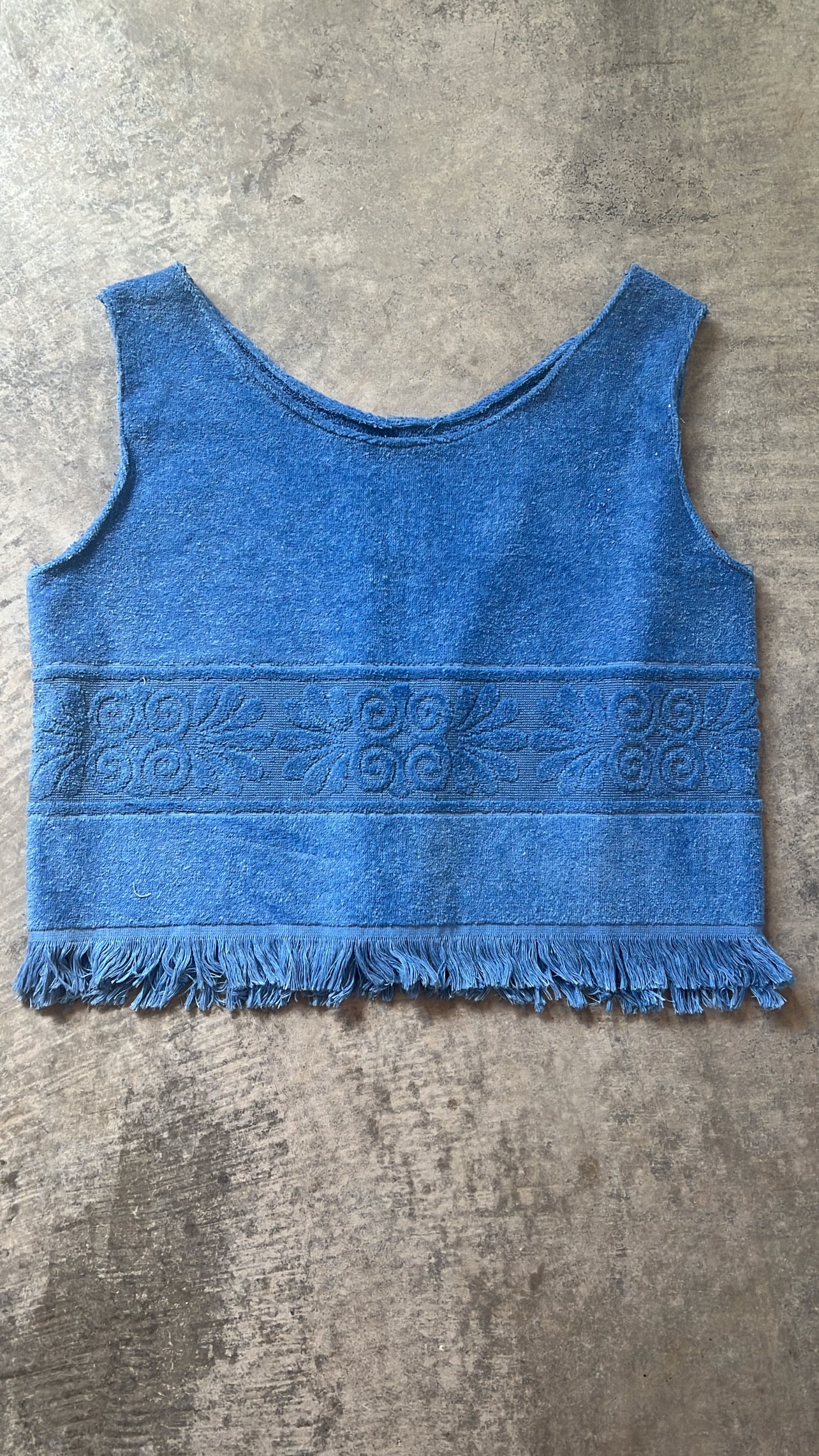 Vintage Cobalt Towel Tank