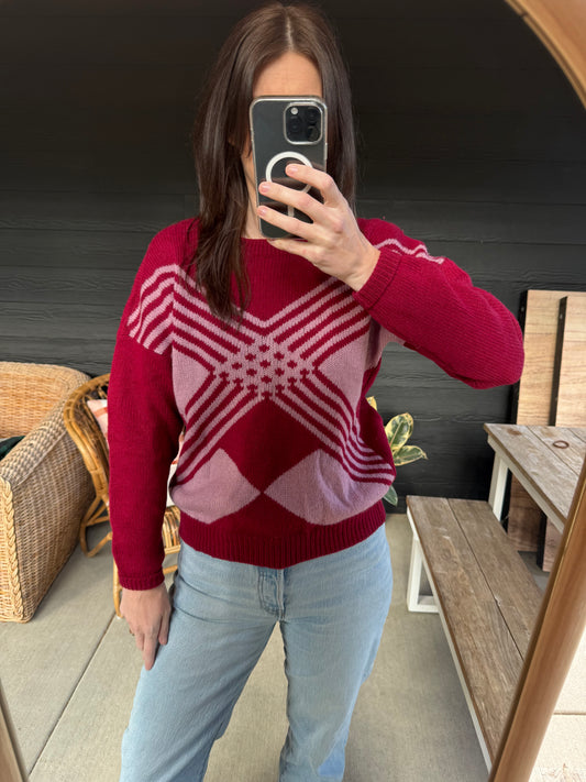 Vintage Shetland Wool Sweater