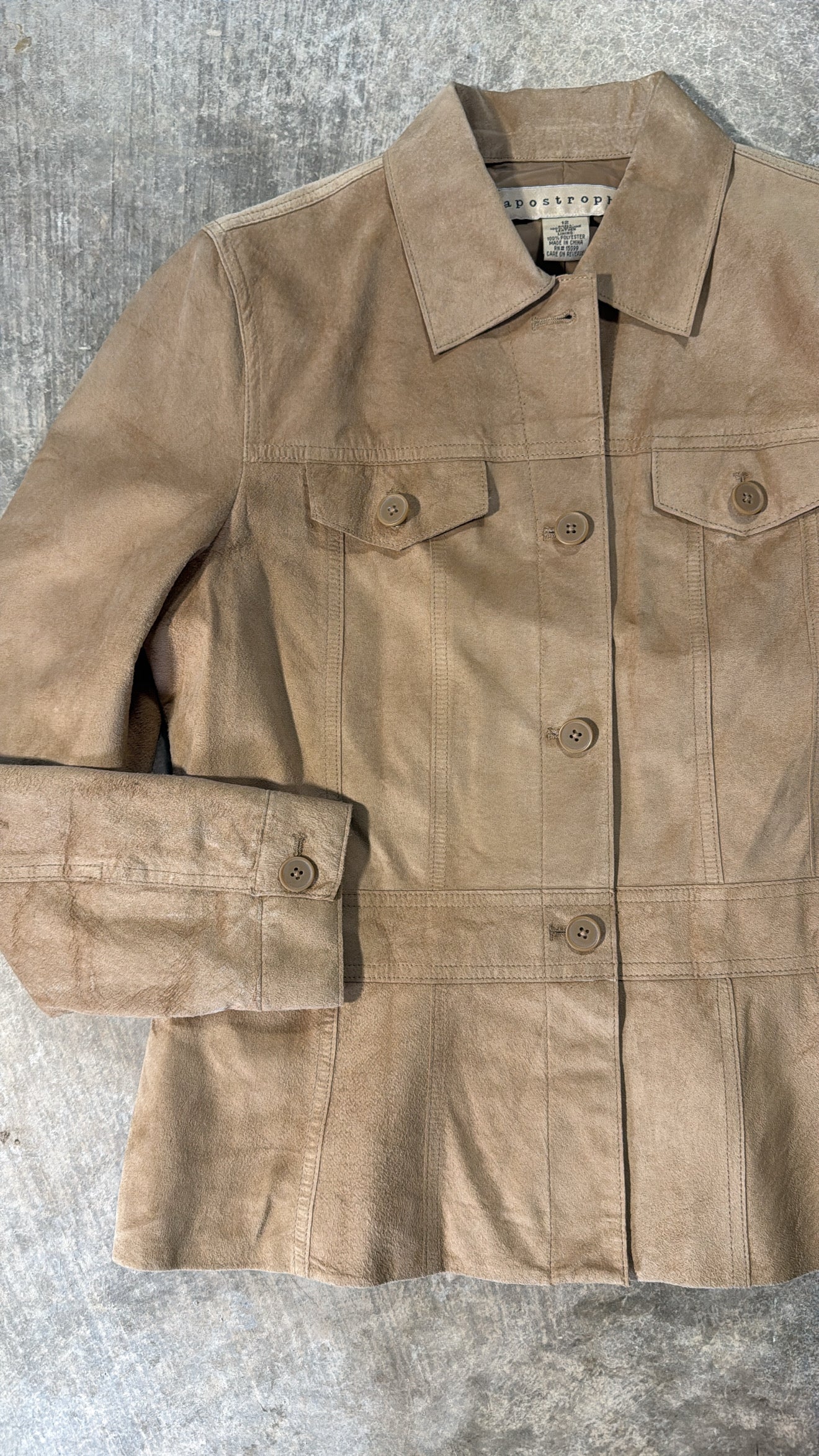 90’s/Y2K Lightweight Suede Jacket