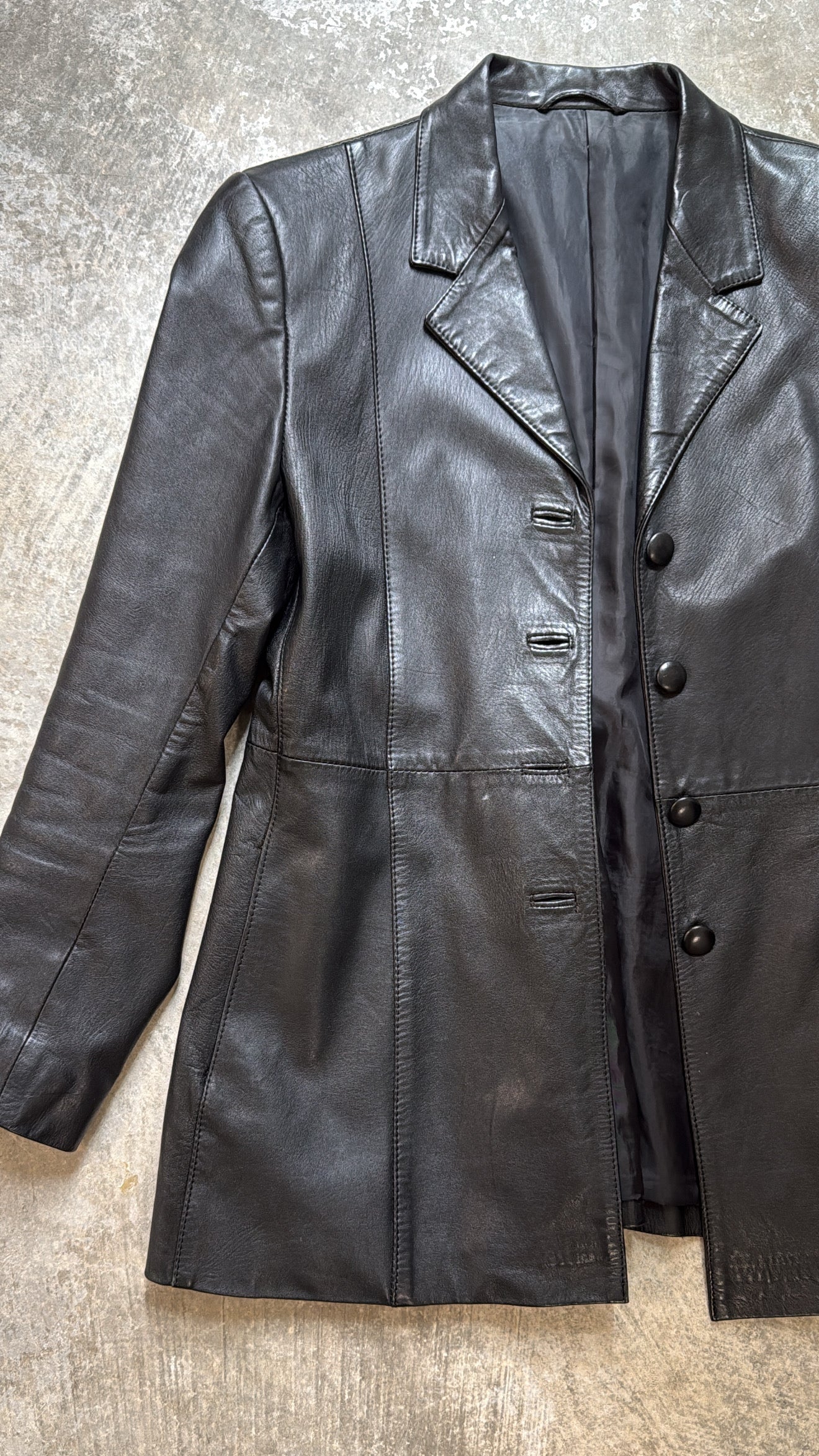 Vintage 90’s Soft Genuine Leather Jacket