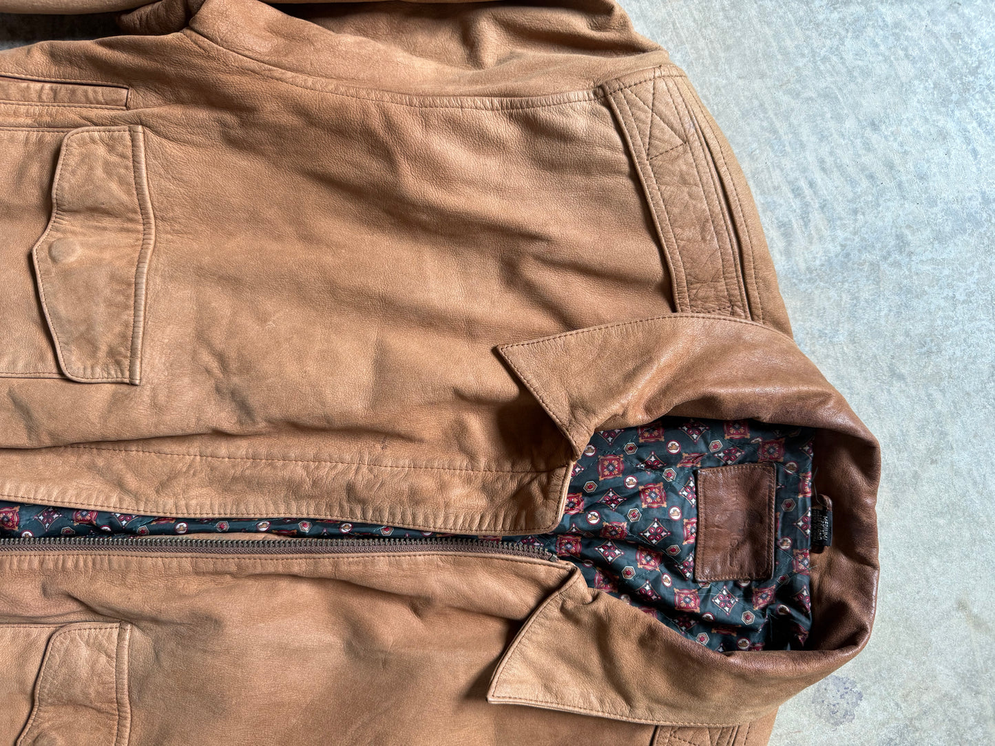 Vintage Genuine Leather Bomber