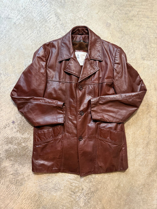 Vintage Genuine Leather Chestnut Jacket