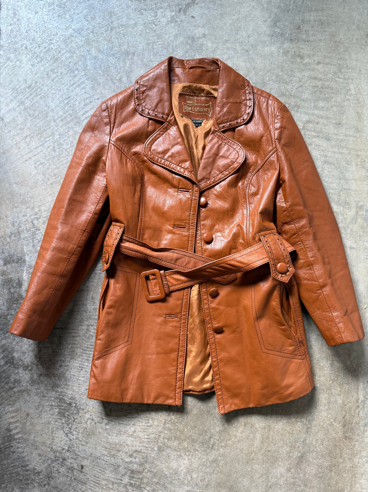 70’s Era Tannery Genuine Leather Jacket