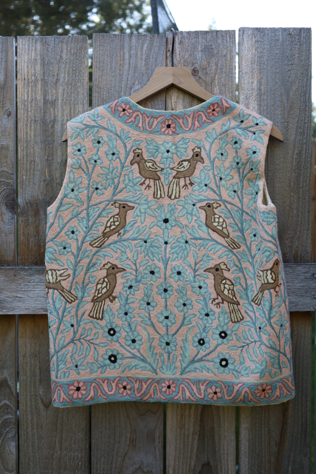 Vintage 60’s/70’s Handmade Woodland Vest