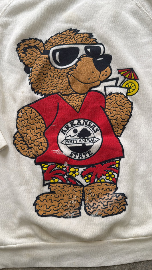 80’s Arkansas Party Animal State Crewneck