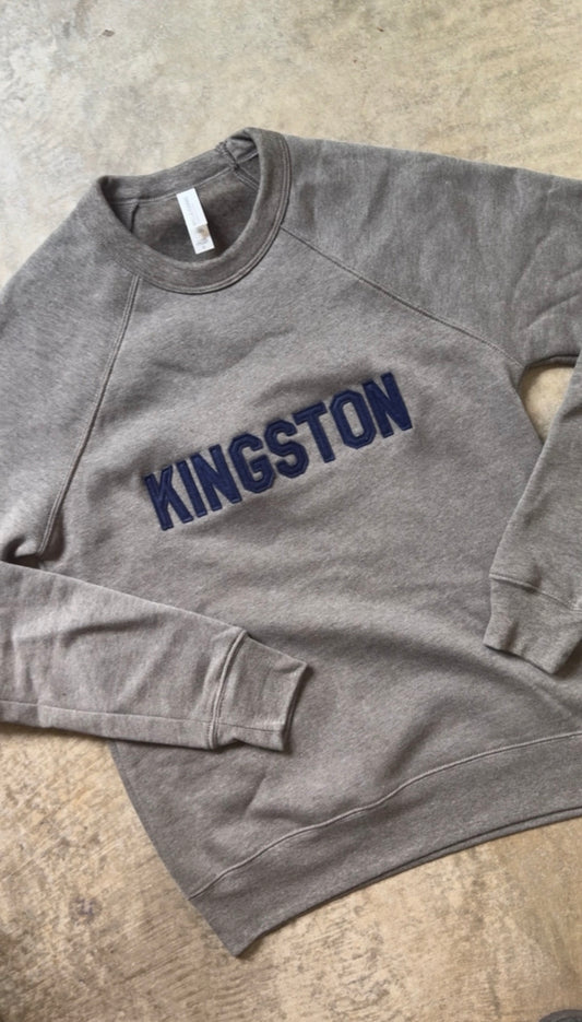 Kingston Vintage Felt Crewneck Sweatshirt