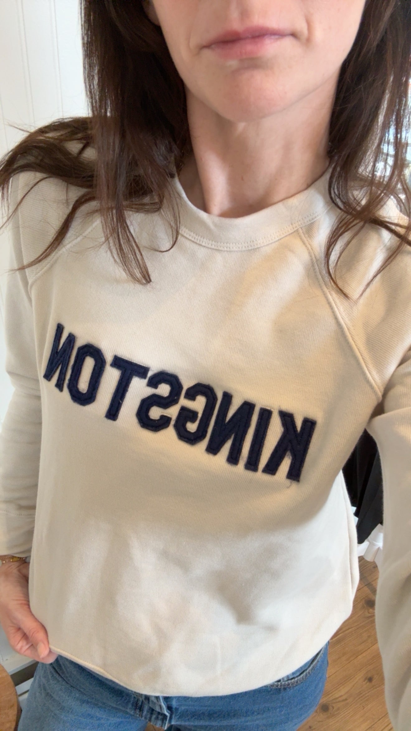 Local Kingston Vintage Felt Crewneck Sweatshirt