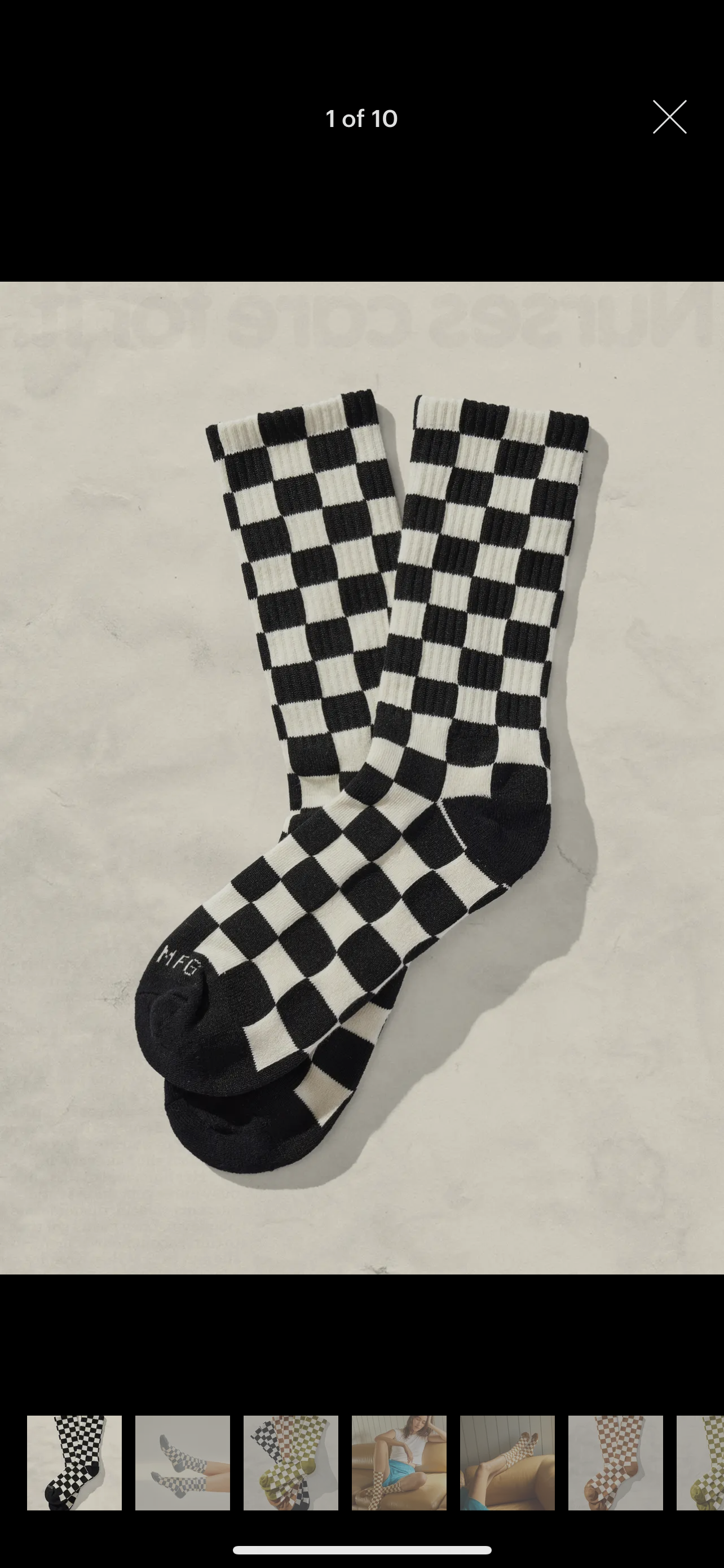 Checkerboard Socks