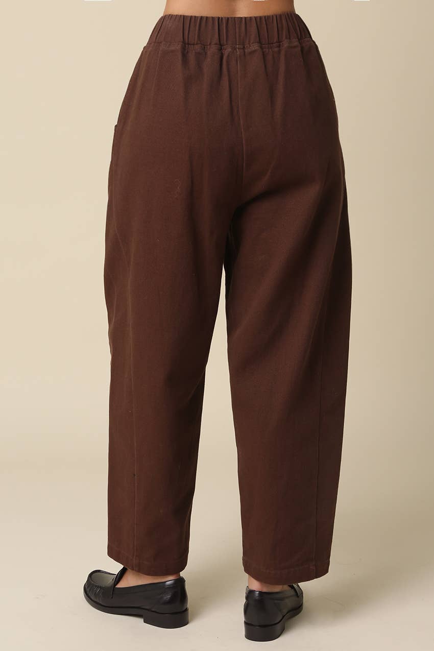 Ali Baggy Elastic Waist Lantern Pants