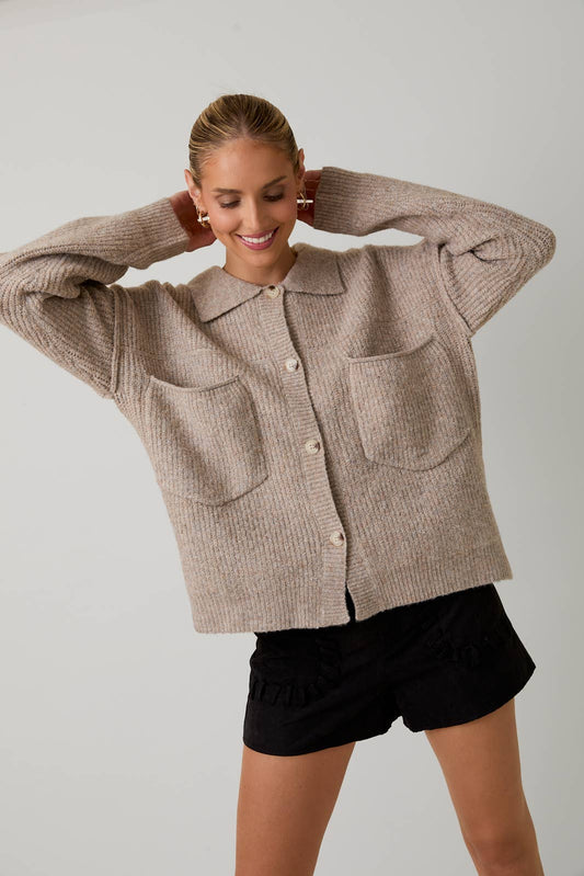 Claira Knit Button Up Cardigan