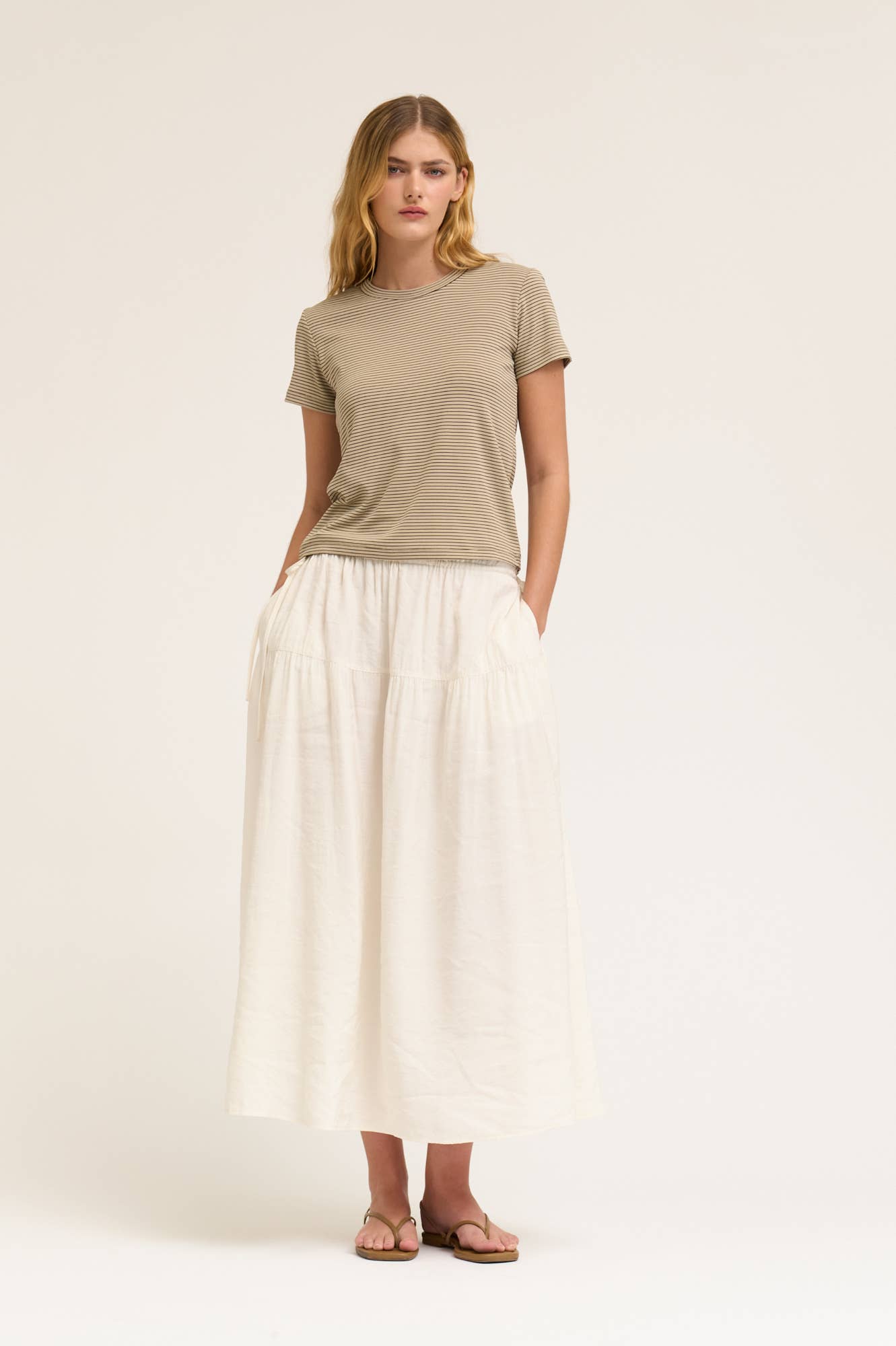 Standard Fit Striped Soft Tee