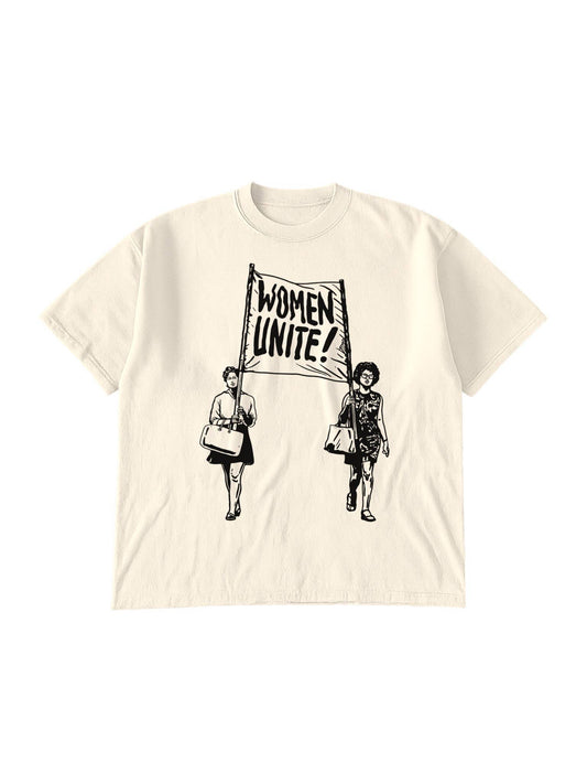 Women Unite Feminist Social Justice Graphic Tee