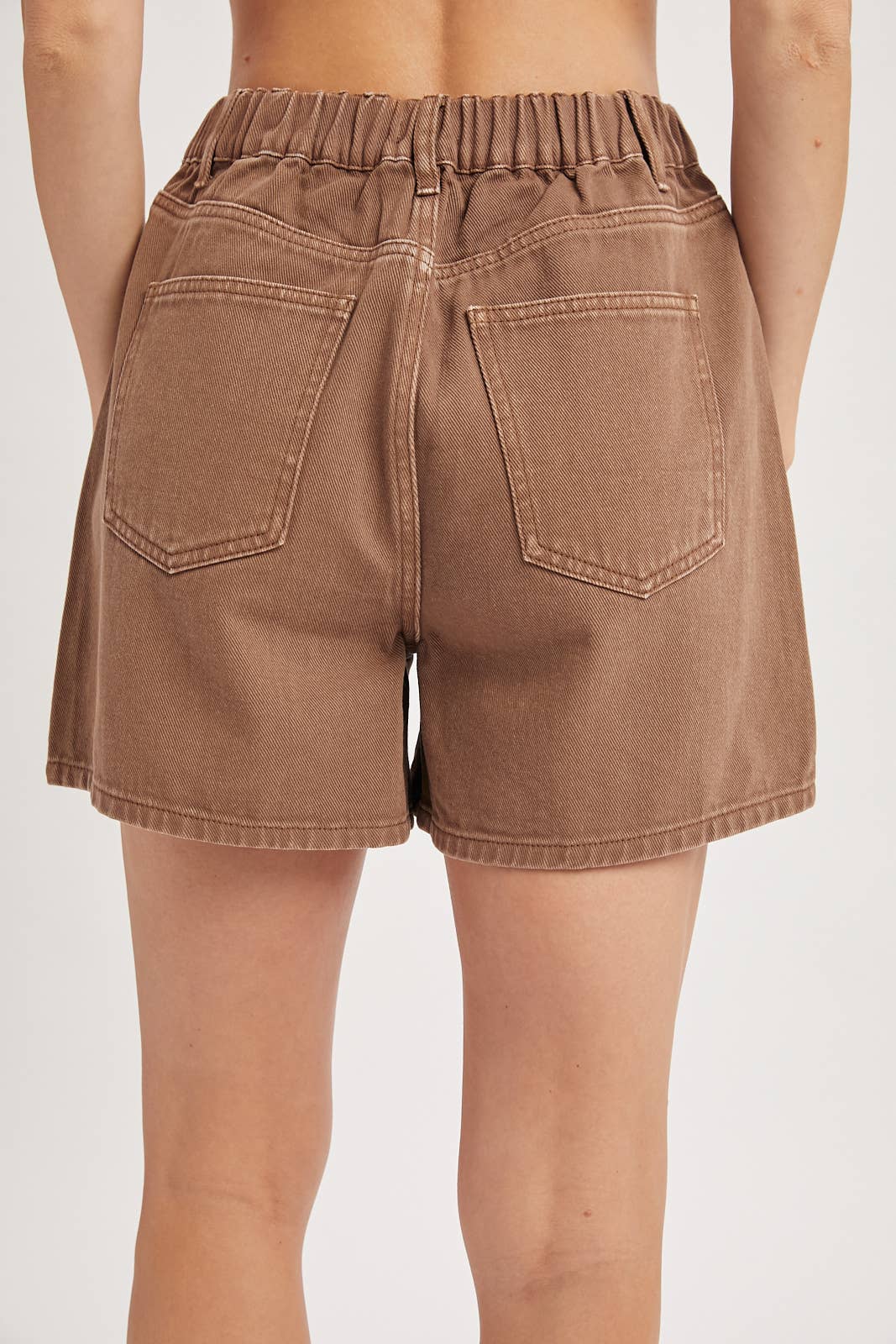 Austin Classic Cotton Mom Cut Denim Shorts