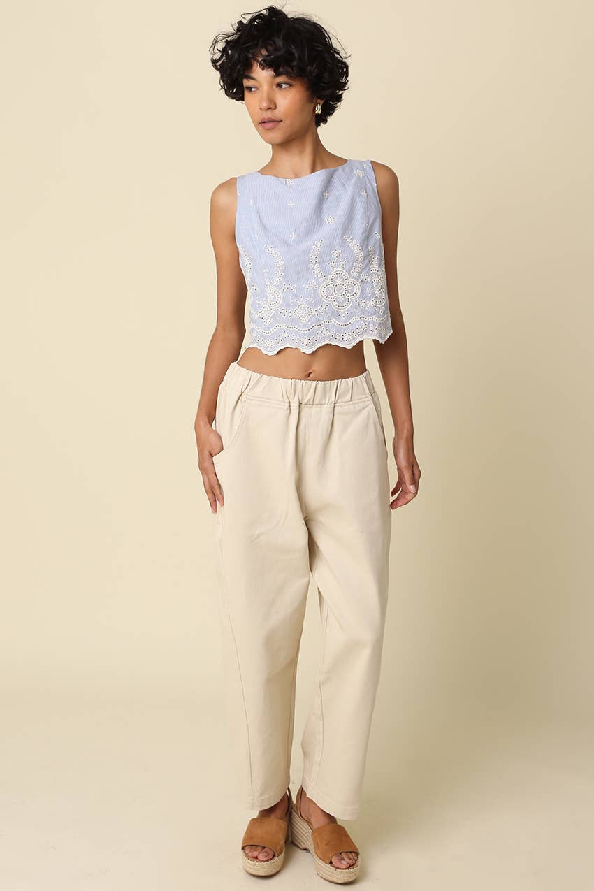 Zoey Loose Waist Baggy Pants