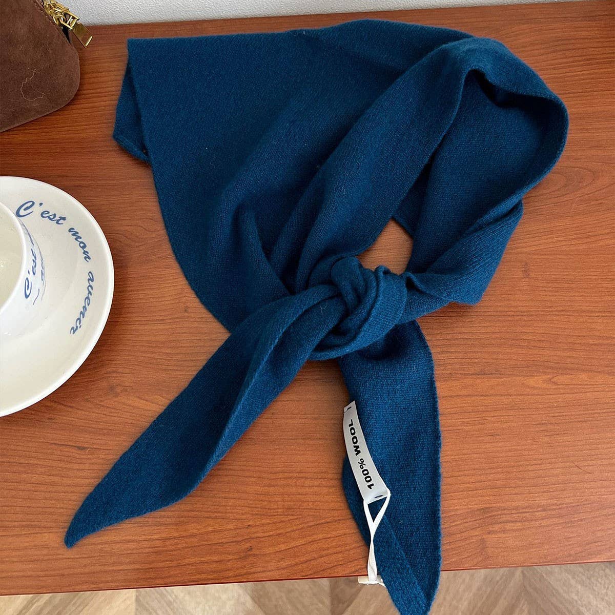 100% Merino Wool Triangle Scarf