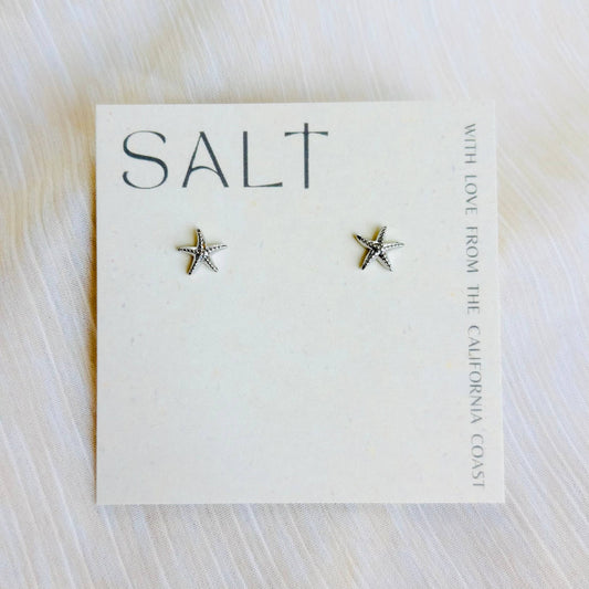 Starfish Stud | silver (white gold)