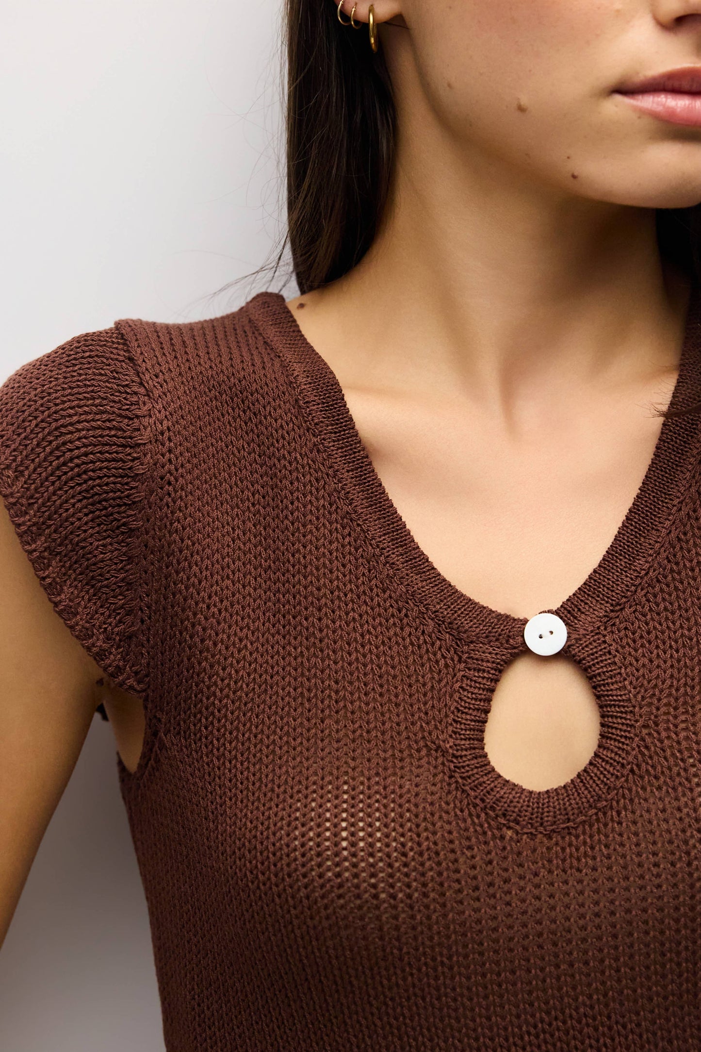 The Wesly Keyhole Knit Top