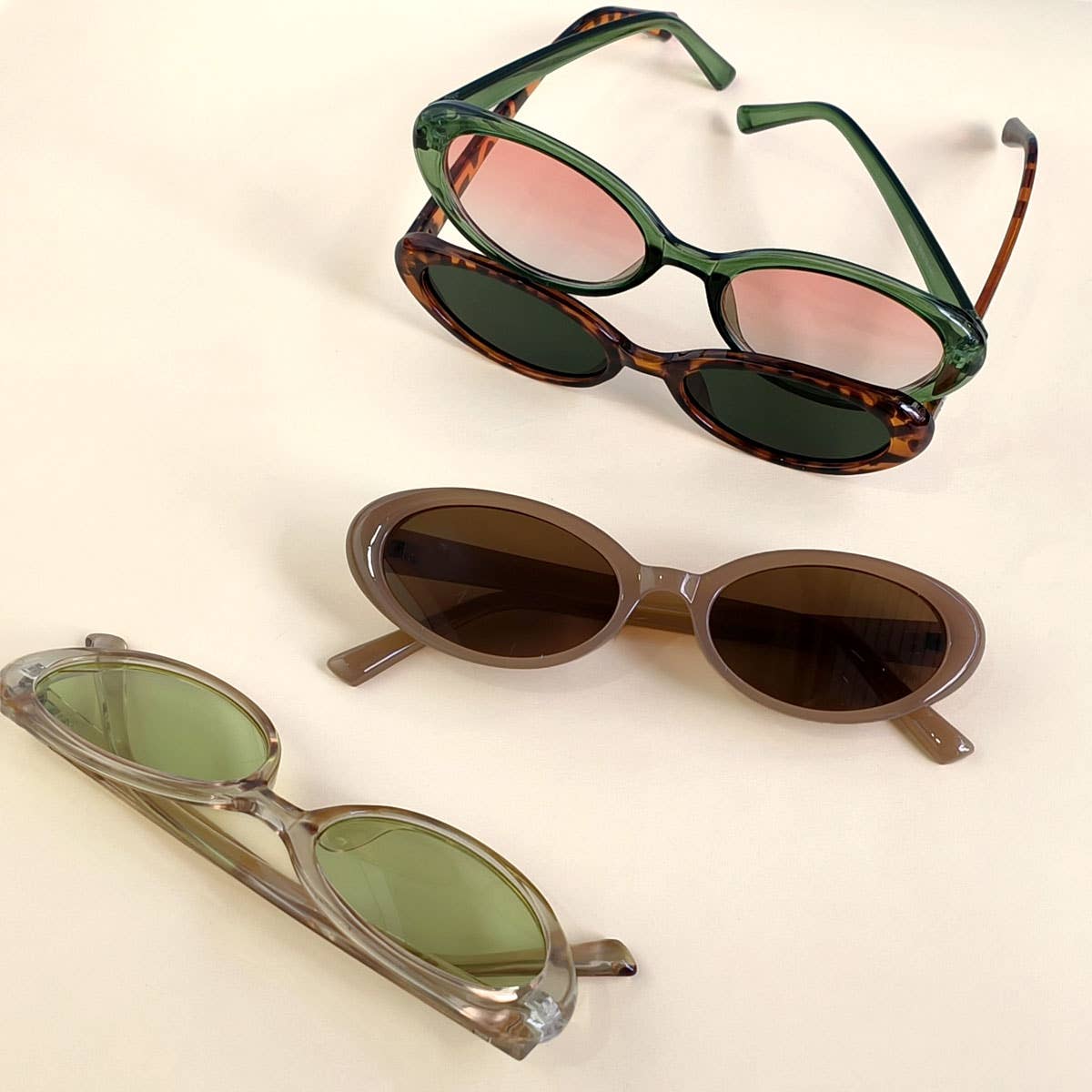 Retro Small Oval Sunglasses