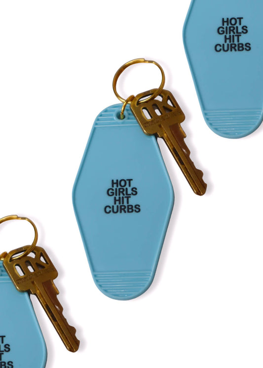 Hot Girls Hit Curbs | Motel Keychain