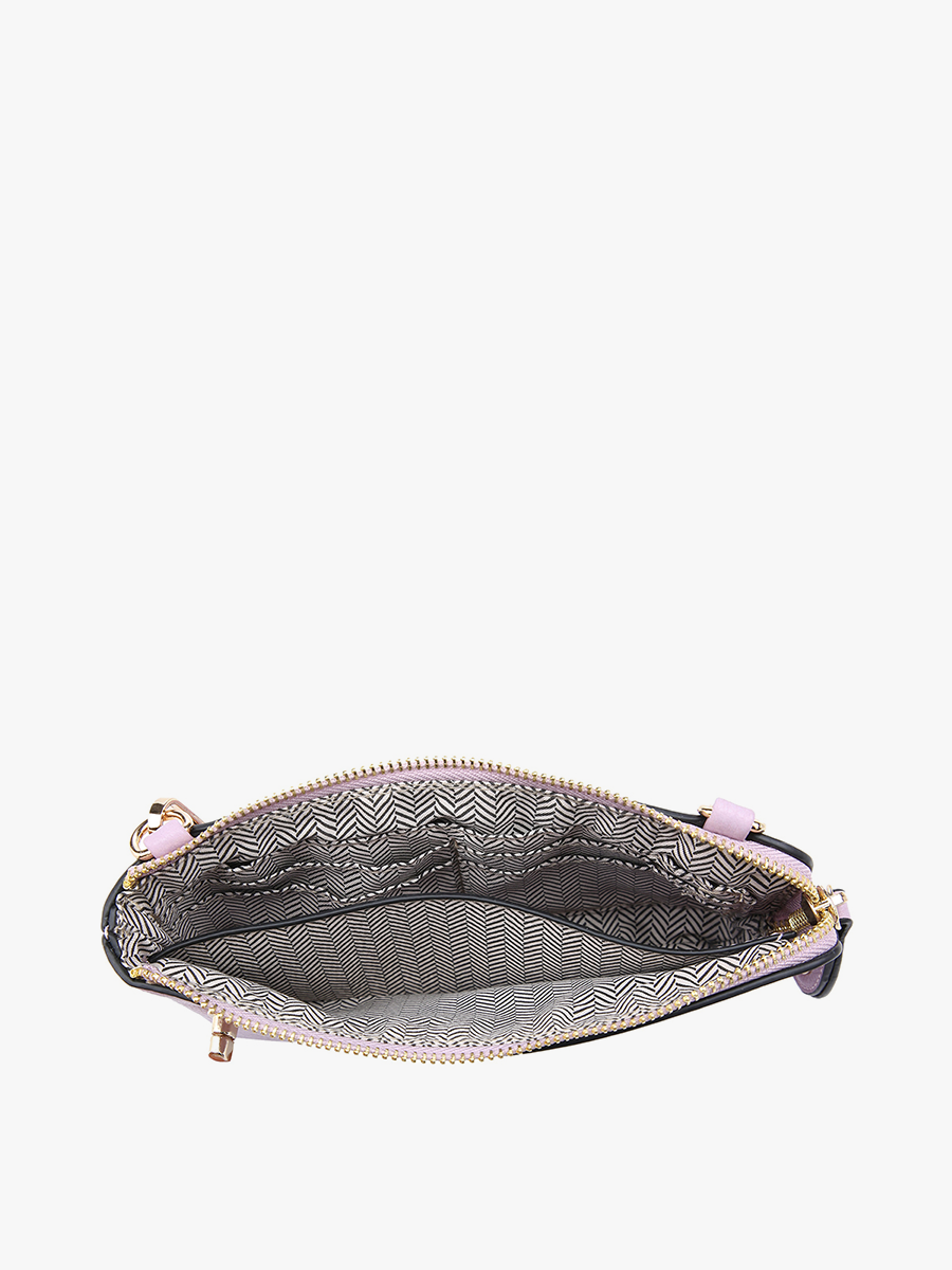 Kendall Lizard Crossbody/Wristlet – Twist Lock in Fern