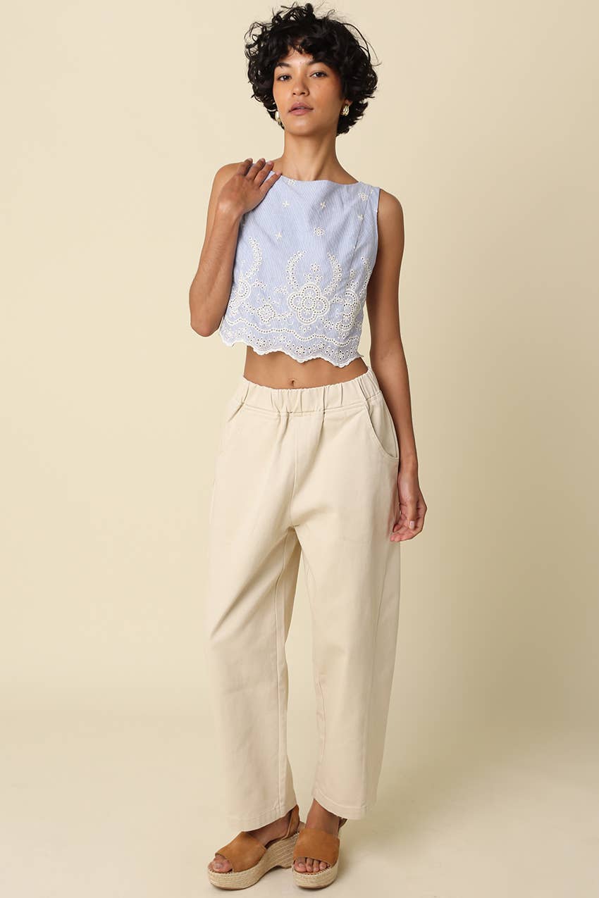 Zoey Loose Waist Baggy Pants