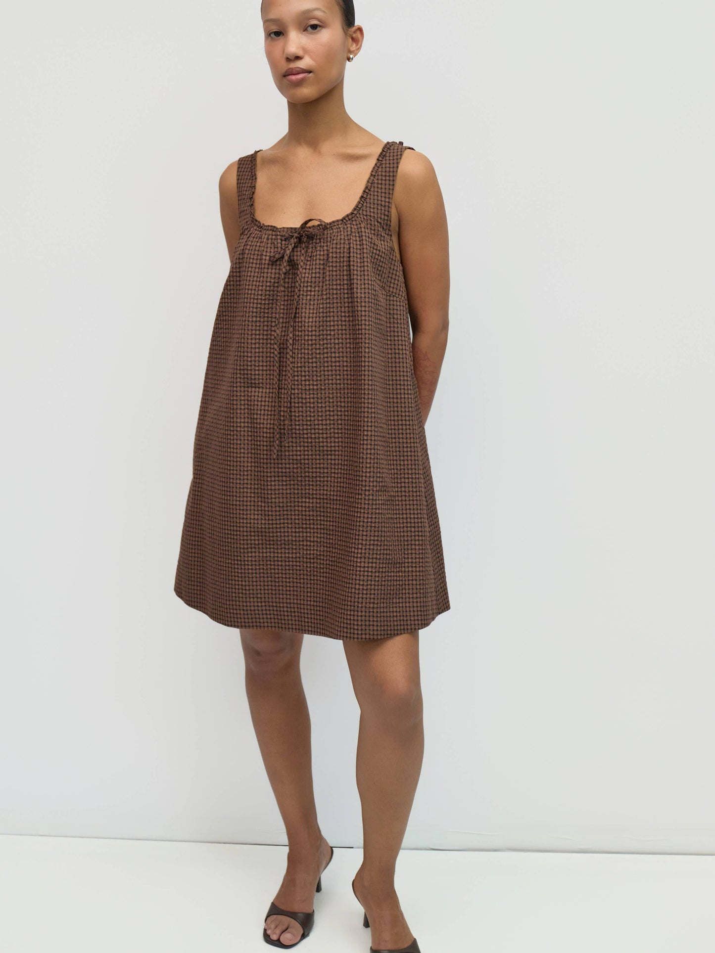 Gabby Plaid Mini Dress