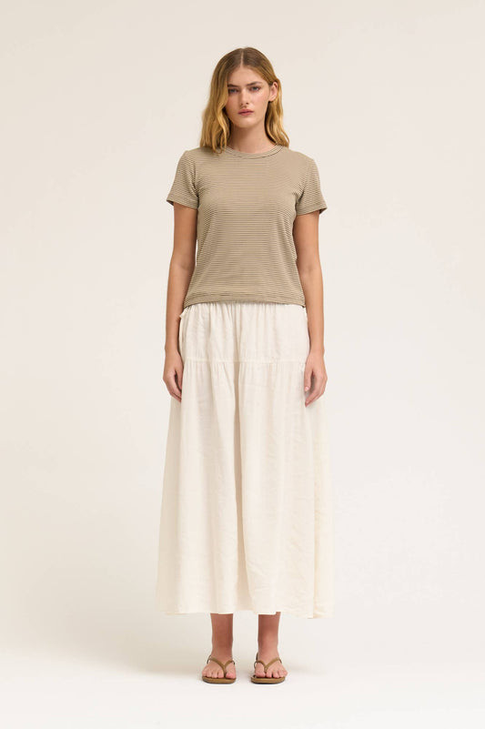 Standard Fit Striped Soft Tee