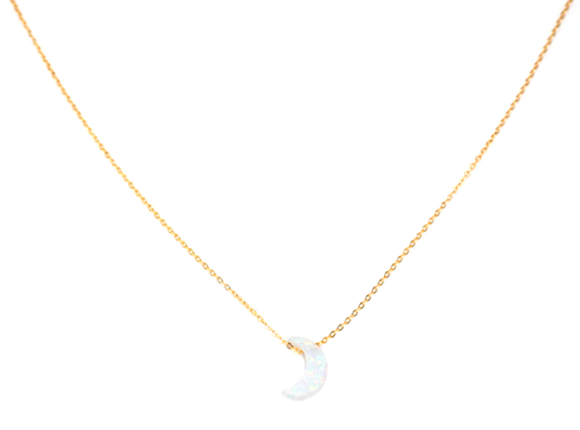 Opalite Moon Necklace