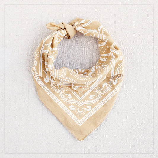 Sand Bandana, Western Print